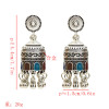 E-5561  Indian Vintage Ethnic Style Tassels Earrings for Women Long Tassel Bells Drop Earrings Afghan Egypt Gypsy Turk Jewelry