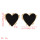 E-5562  Love Heart Stud Earring Ins Style Enamel Simple Earring for Women Girl