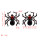 E-5567 Spider Earrings Fashion Special Diamond Stud Earrings for Woman Halloween