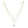 N-7324 Golden necklace tassel long fashion simple  elegant wedding jewelry
