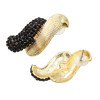 E-5575 2 Colors Simple Style Elegant Rhinestone Stud Earring for Woman Party Earring