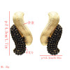 E-5575 2 Colors Simple Style Elegant Rhinestone Stud Earring for Woman Party Earring