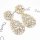 E-5580 New Fashion Shiny Rhinestone Drop Earrings For Women Crystal Elegant Statement Earrings