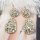 E-5580 New Fashion Shiny Rhinestone Drop Earrings For Women Crystal Elegant Statement Earrings