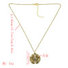 N-7326 You are My Sunshine Engraved Necklace for Mom Sunflower Locket Necklace