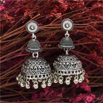 E-5586 Bohemia New Tassel Bell Dance Elegant Earrings Accessories