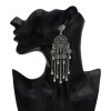 E-5589 2 Color Fashion Dignified Round Flower Small Bell Wedding Jewelry