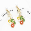 E-5590 Four color flower earrings pearl earrings suitable for ladies party daily jewelry jewelry gifts