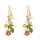 E-5590 Four color flower earrings pearl earrings suitable for ladies party daily jewelry jewelry gifts
