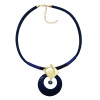 N-7327 Four color simple atmospheric fashion alloy acrylic necklace suitable for any occasion acrylic jewelry