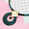 N-7327 Four color simple atmospheric fashion alloy acrylic necklace suitable for any occasion acrylic jewelry