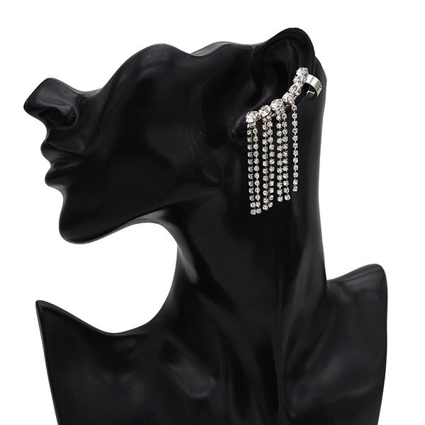 E-5604 Fashion Rhinestone Tassel Earrings Suitable For Women's Party Holiday Jewelry Gifts