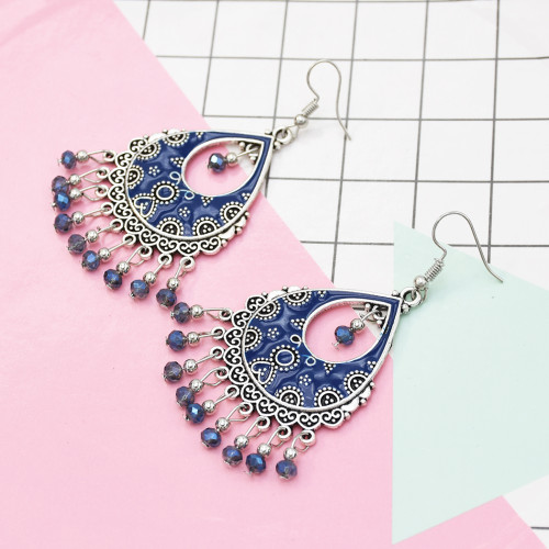 E-5606 Seven Color Small And Exquisite Simple Fashion Cute Tassel Earrings Suitable For Any Occasion