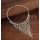 N-7328 Elegant Full Rhinestone Tassel Necklaces Women Bridal Bib Statement Choker Necklace Wedding Party Jewelry