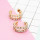 E-5619 Fashion Round Rhinestone Ear Pin Earring Jewelry Simple Style Jewelry