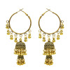 E-5620 European and American new tassel bell ball ladies fashion pop earrings