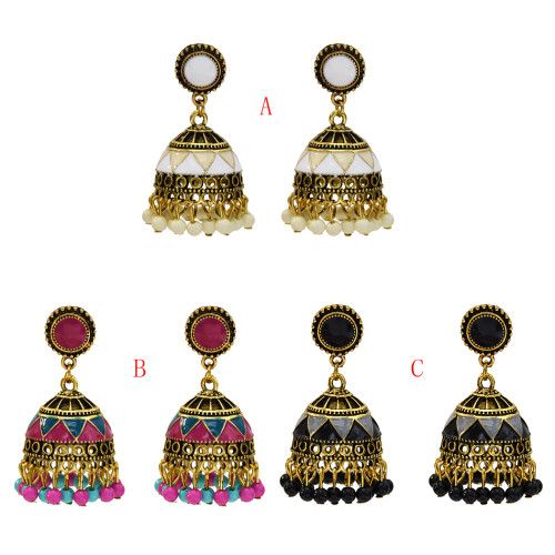 E-5629 3 Color Compact Simple Fashion Alloy Acrylic Earrings Jewelry For Any Occasion