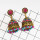 E-5629 3 Color Compact Simple Fashion Alloy Acrylic Earrings Jewelry For Any Occasion