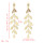 E-5632 Japan and South Korea new branches willow alloy ladies popular earrings