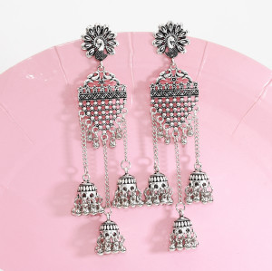 E-5636 Bomisia Style Long Fringed Simple And Elegant Fashion Earrings Suitable For Any Occasion Jewelry