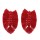 E-5640 Bohemian eight Color Silk Knot Leaf Leaf Earrings Women's Pop Everyday Earrings