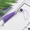 E-5641 10Pcs/Lot 4 Colors Acrylic Beads Thread Long Tassel Charm Pendants For Keychains Necklace DIY Jewelry Making Findings