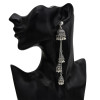 E-5643 2020 Women's Boho Geometric Long Chain Vintage personality Tassel Earrings  Elegant Metal Bell Earrings