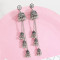 E-5643 2020 Women's Boho Geometric Long Chain Vintage personality Tassel Earrings  Elegant Metal Bell Earrings