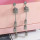 E-5643 2020 Women's Boho Geometric Long Chain Vintage personality Tassel Earrings  Elegant Metal Bell Earrings