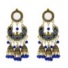 E-5644 Bohemia new six colors beads bride bridesmaid wedding bell tassel earrings