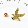 P-0448 2020 New Brooch Jewelry Gold Silver Eagle Brooch For Men And Women