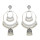 E-5646 2 Color Fashion Simple Alloy Round Earrings Suitable For Any Occasion Jewelry