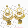 E-5646 2 Color Fashion Simple Alloy Round Earrings Suitable For Any Occasion Jewelry
