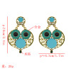 E-5651 2020 Hollow Out Owl Earring Retro Style New Earring Design Gold Silver Fashion Jewelry