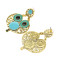 E-5651 2020 Hollow Out Owl Earring Retro Style New Earring Design Gold Silver Fashion Jewelry