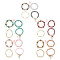 B-1009 5 Colors Multilayer Beaded Stretch Bracelets Set for Woman Party Jewelry