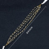 F-0723 Handmade Bridal Multi-layers Acrylic Beaded Headbands Headdress Wedding Hair Jewelry Accessories