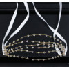 F-0723 Handmade Bridal Multi-layers Acrylic Beaded Headbands Headdress Wedding Hair Jewelry Accessories