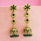 E-5653 2020 Trendy Six Colors Beads Gold Bell Tassel Earrings For Woman Jewelry Accessory