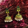 E-5654 New fashion Painted Ethnic Wind Tassel Earrings Bohemia Tourism Memorial Retro Pearl Earrings Jewelry Accessory