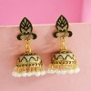 E-5654 New fashion Painted Ethnic Wind Tassel Earrings Bohemia Tourism Memorial Retro Pearl Earrings Jewelry Accessory