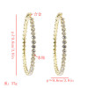 E-5657 Fashion Simple Temperament Big Round Ear Hook for Woman