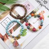 B-0839 3 Pcs/Set Bohemian Acrylic Beaded Bracelets  Pendant For Women Charming Jewelry Accessory