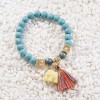 B-0839 3 Pcs/Set Bohemian Acrylic Beaded Bracelets  Pendant For Women Charming Jewelry Accessory
