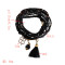B-1014 9 Pcs/Set Bohemian fashion Multi-layer rice bead bracelet Spring summer Pendant For Women Charming Jewelry Accessory