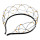 F-0728 Vintage Crystal Heads Buckle Mesh Bride Hairband Tiara Headpiece Wedding Hair Jewelry Accessories
