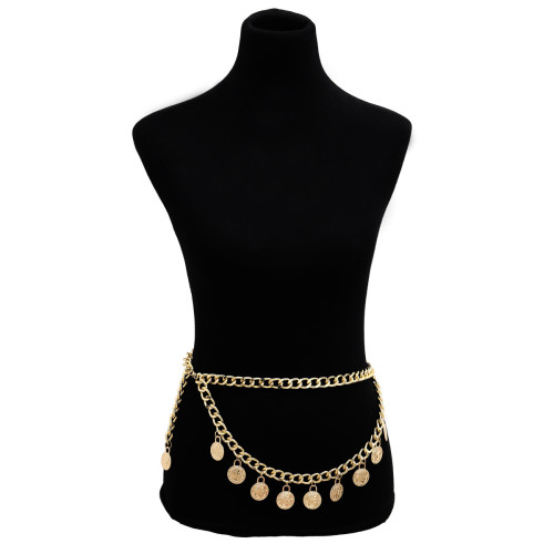 N-7220 *   Belly Waist Chain Metal Waist Chain Body Summer Beach Jewelry for Women and Girls