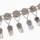 N-7139 * New Trendy Style Gypsy Silver Alloy Coin Tassel Belly Body Chain Waist Body Jewelry