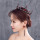 F-0549 * Baroque Vintage High-end Round Crown Bridal Jewelry Boutique Headdress Red Crystal Crown