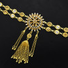 N-7129 * Gold Metal Crystal Long Tassel Belly Chains for Women Bohemian Fashion Body Jewelry